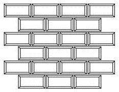 Vogue Twins Platino przykład ułożenia B, płytki ceramiczne, małe cegiełki 5x10 cm kolor jasno szary