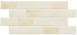 Grazia Melange Butter płytki ceramiczne, płytki cegiełki 6,5x13 cm kolor kremowy