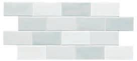 Grazia Melange Light Blue płytki ceramiczne, płytki cegiełki 6,5x13 cm kolor jasno niebieski