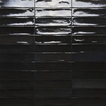 gresowe czarne cegiełki 4,8x20 Marrakech Black Rondine Ceramica