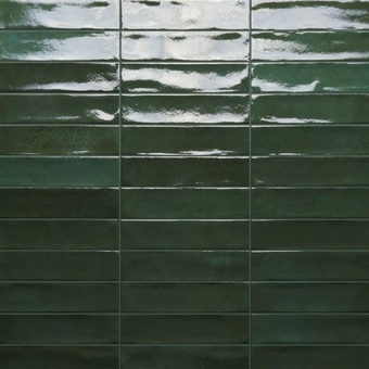 gresowe zielone cegiełki 4,8x20 Marrakech Green Rondine Ceramica