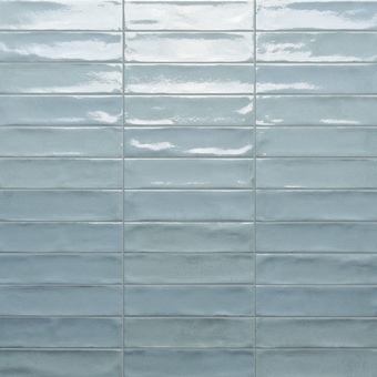 gresowe niebieskie cegiełki 4,8x20 Marrakech Light Blue Rondine Ceramica