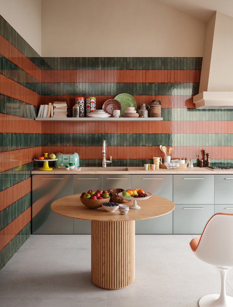 SantAgostino TETRIS Forest Luc zielone i koralowe cegiełki 5x20