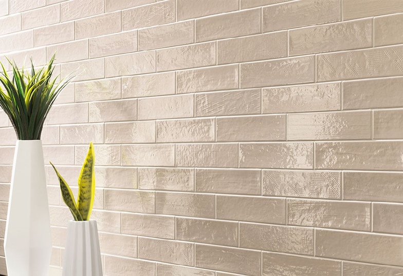 Płytki ścienne w stylistyce cegiełki 6,4 x 26 cm, Natucer Chic Smoke Płytki ścienne w stylistyce cegiełki 6,4 x 26 cm, Natucer Chic Smoke