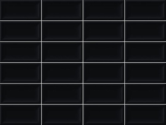 Vogue Twins WT Nero czarne cegiełki 5x10 cm